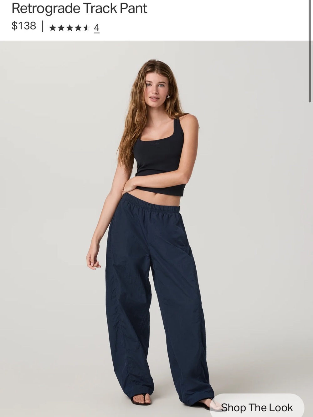 VUORI Retrograde Track Pant — Navy
